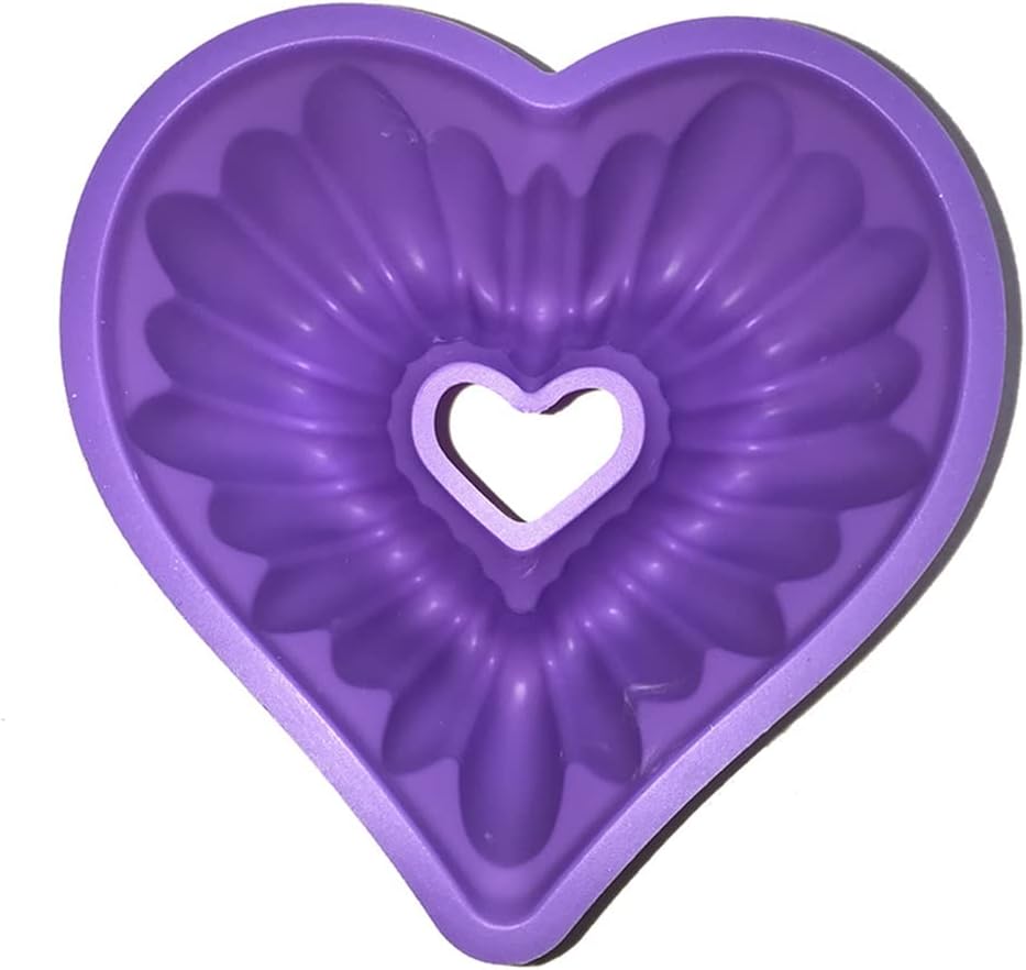 Molde silicona corazón