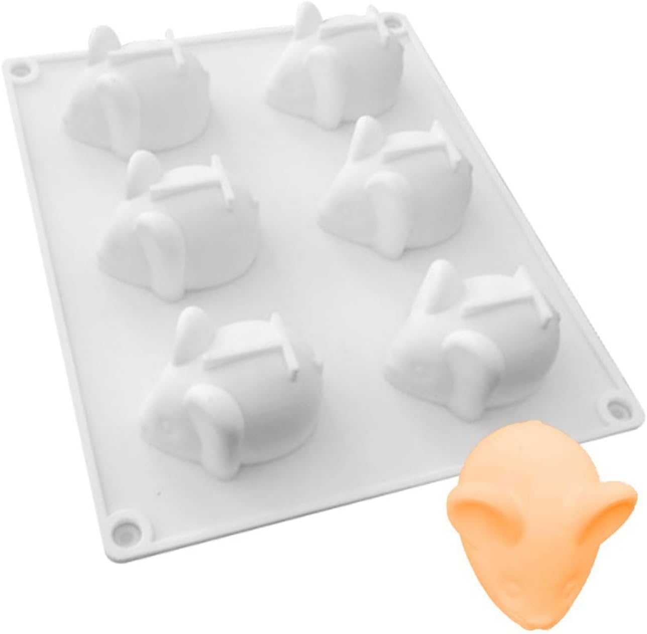 Molde silicona x 6